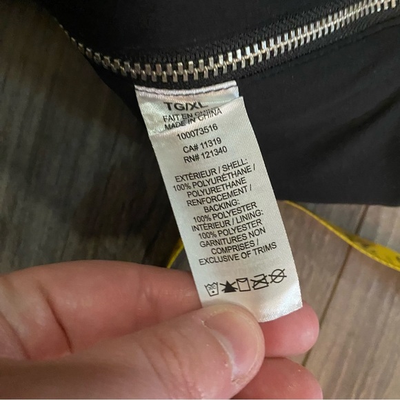 NWT Dynamite strapless top tube top faux leather women’s XL strapless tank top - Picture 8 of 8